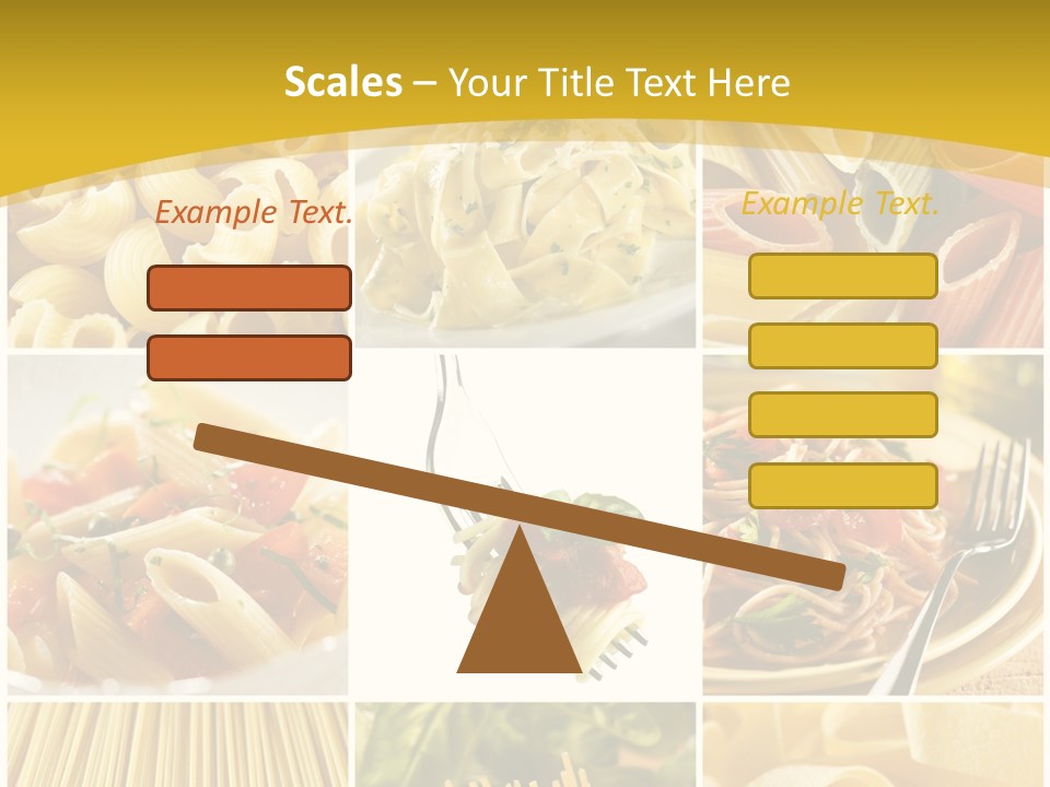 Pasta Meal Ingredient PowerPoint Template