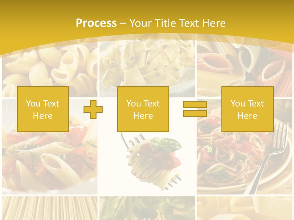 Pasta Meal Ingredient PowerPoint Template