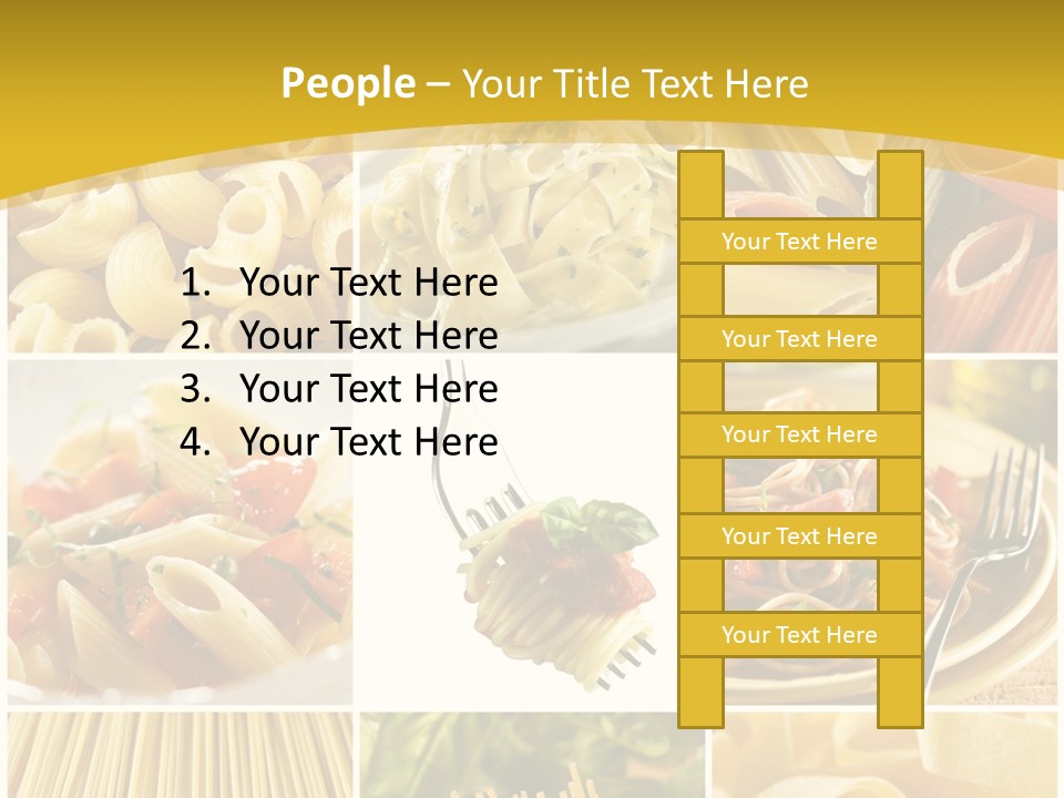 Pasta Meal Ingredient PowerPoint Template