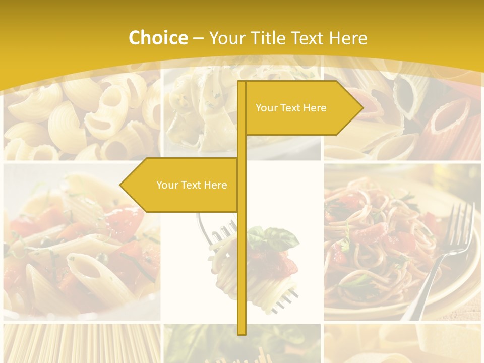 Pasta Meal Ingredient PowerPoint Template