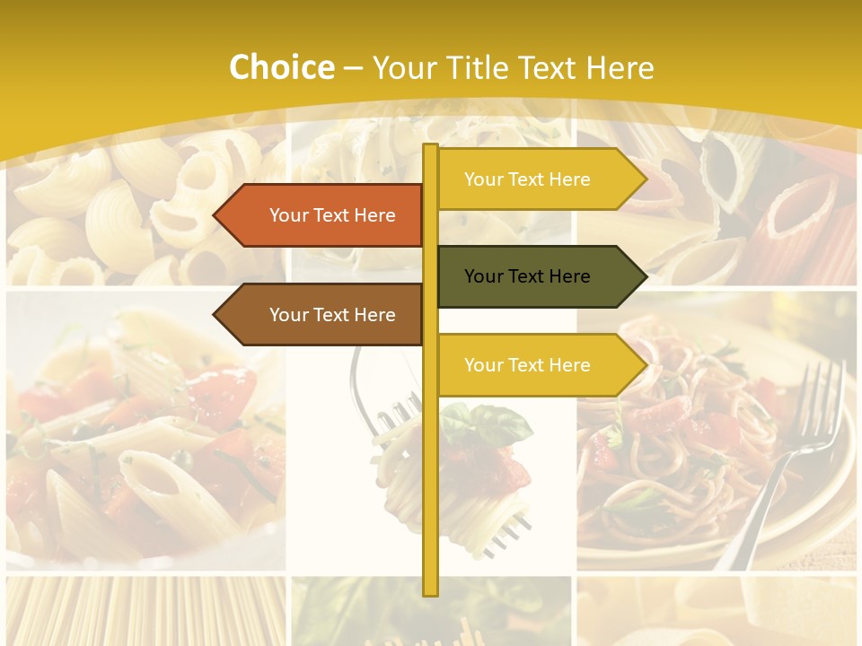 Pasta Meal Ingredient PowerPoint Template