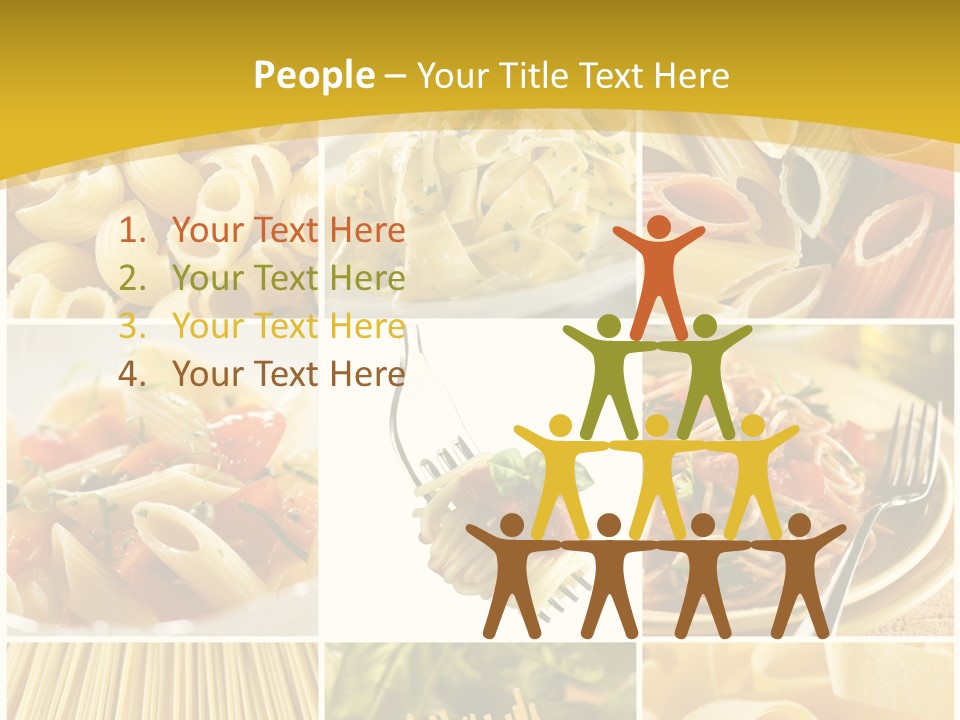 Pasta Meal Ingredient PowerPoint Template