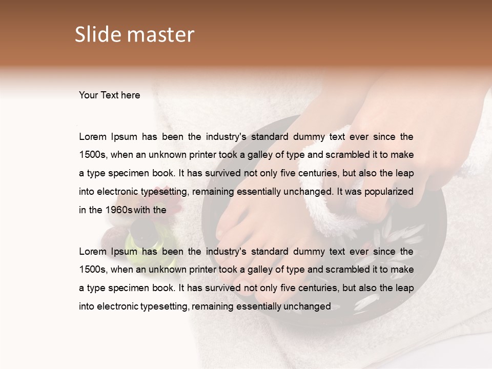 Adult Copyspace Perfume PowerPoint Template