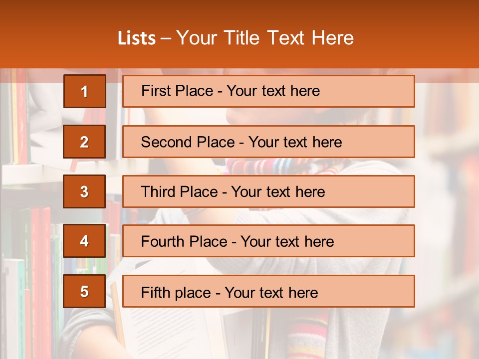 Chair Itting Toon PowerPoint Template