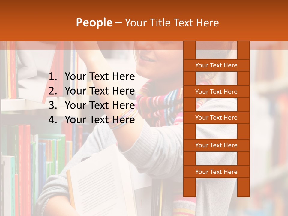 Chair Itting Toon PowerPoint Template