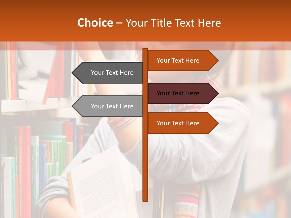 Chair Itting Toon PowerPoint Template