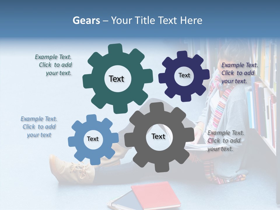 Per On People Teamwork PowerPoint Template