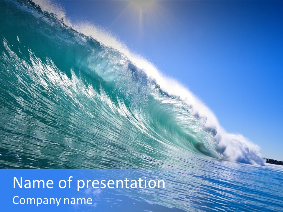 Travel Splash Fun PowerPoint Template