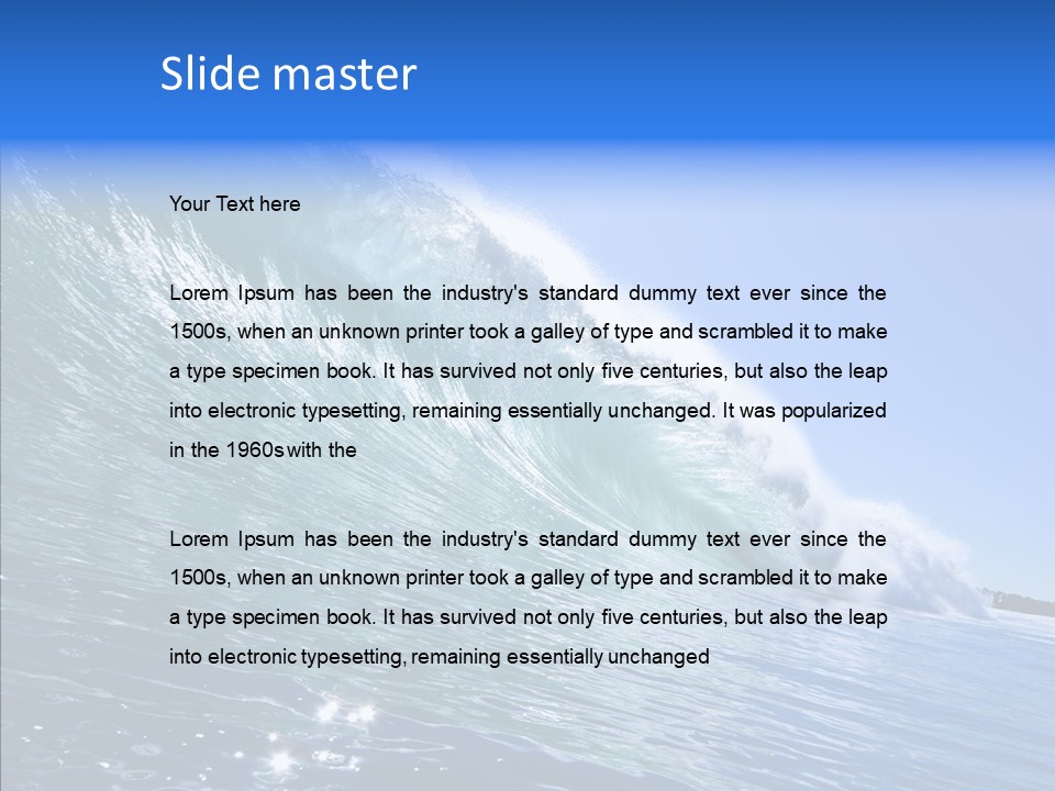 Travel Splash Fun PowerPoint Template