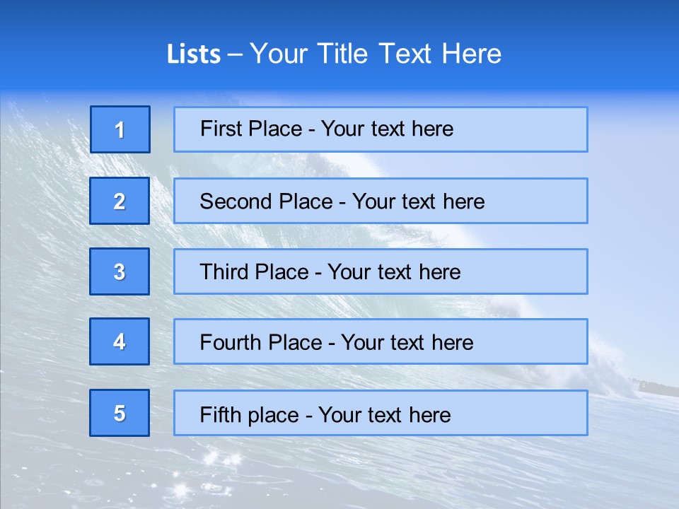 Travel Splash Fun PowerPoint Template