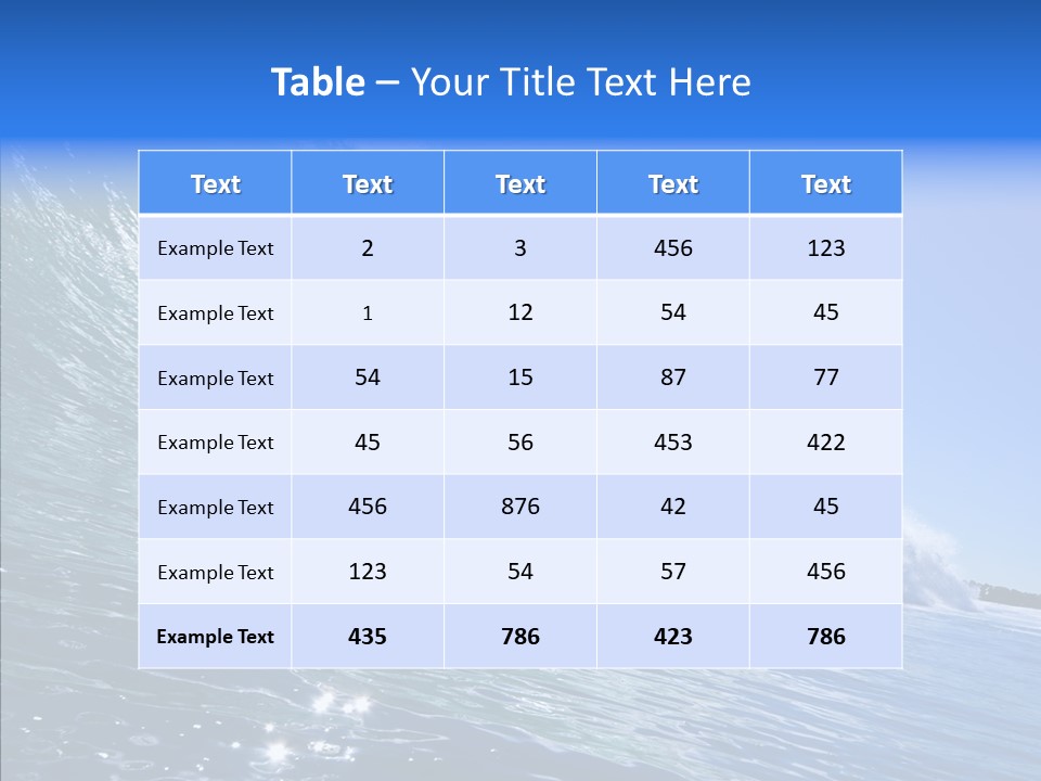 Travel Splash Fun PowerPoint Template