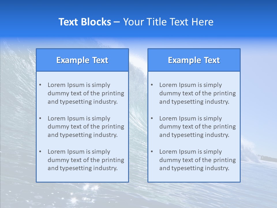 Travel Splash Fun PowerPoint Template