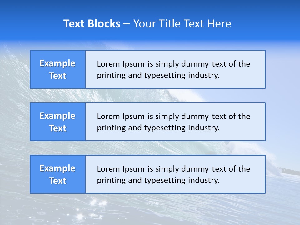 Travel Splash Fun PowerPoint Template