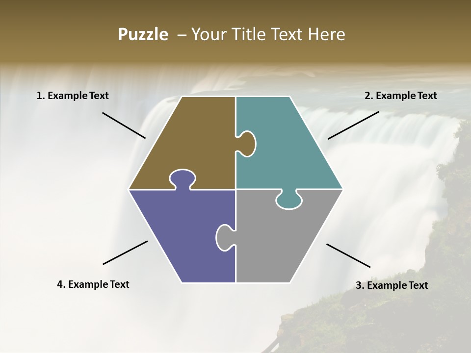 Falls American Falls Waterfall PowerPoint Template
