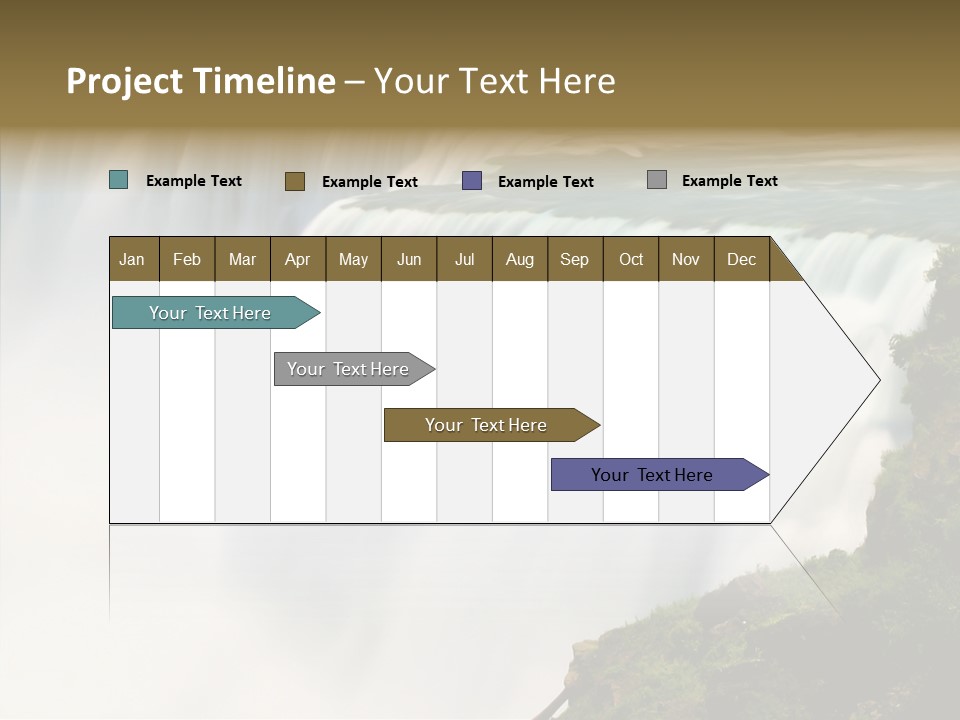 Falls American Falls Waterfall PowerPoint Template