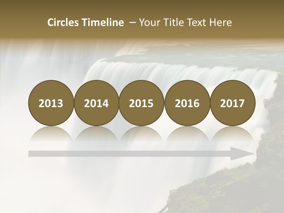 Falls American Falls Waterfall PowerPoint Template