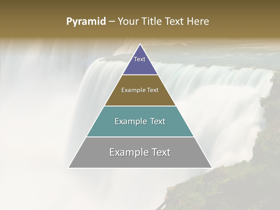 Falls American Falls Waterfall PowerPoint Template