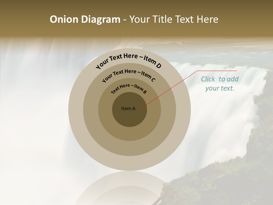 Falls American Falls Waterfall PowerPoint Template