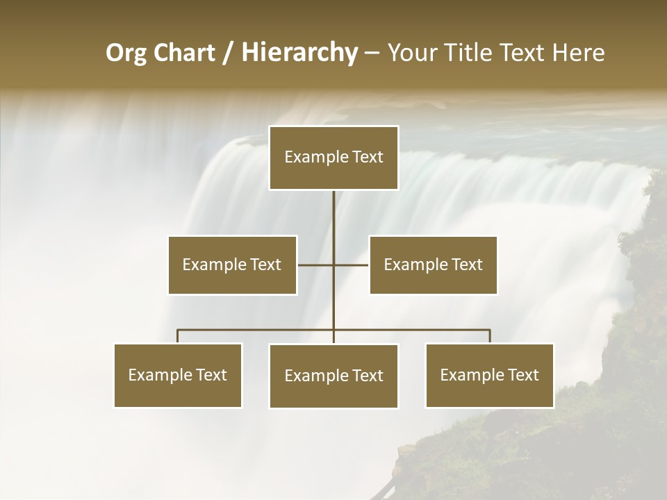 Falls American Falls Waterfall PowerPoint Template