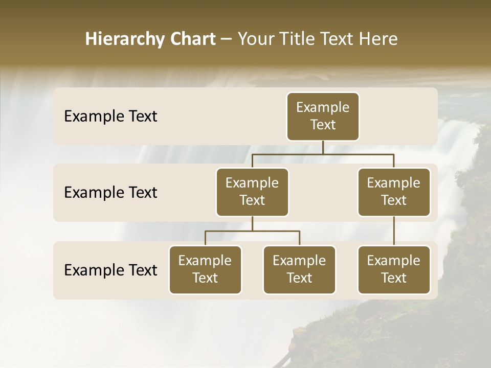 Falls American Falls Waterfall PowerPoint Template