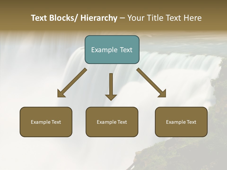 Falls American Falls Waterfall PowerPoint Template