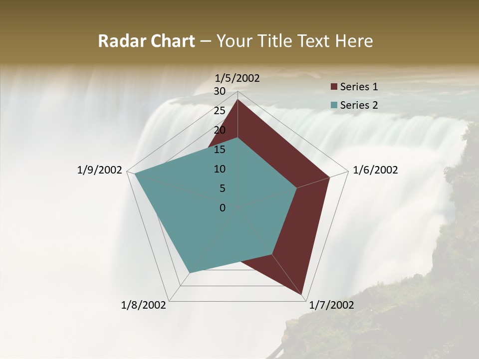 Falls American Falls Waterfall PowerPoint Template