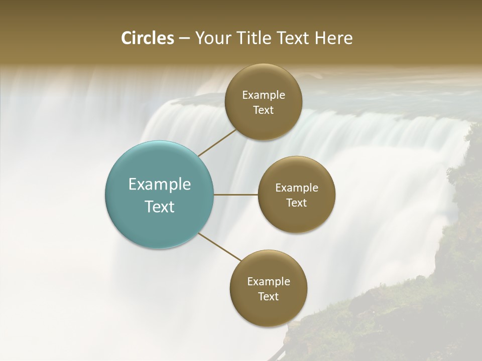 Falls American Falls Waterfall PowerPoint Template