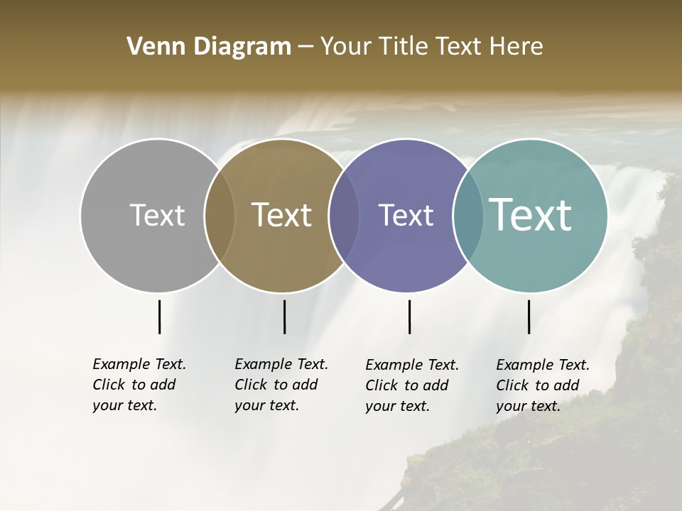 Falls American Falls Waterfall PowerPoint Template