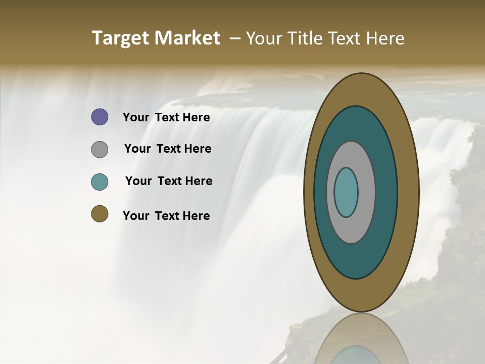 Falls American Falls Waterfall PowerPoint Template