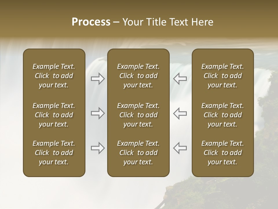 Falls American Falls Waterfall PowerPoint Template