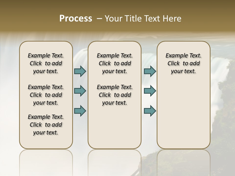 Falls American Falls Waterfall PowerPoint Template