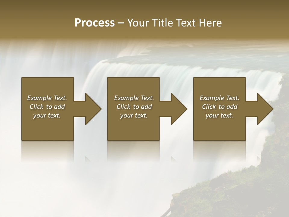 Falls American Falls Waterfall PowerPoint Template