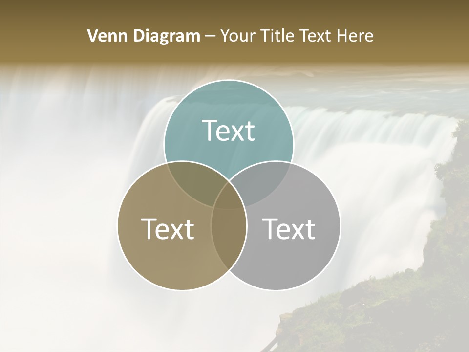 Falls American Falls Waterfall PowerPoint Template