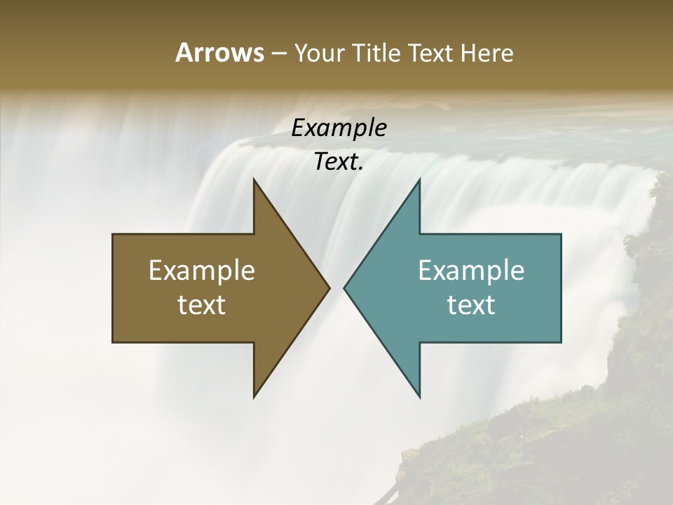 Falls American Falls Waterfall PowerPoint Template