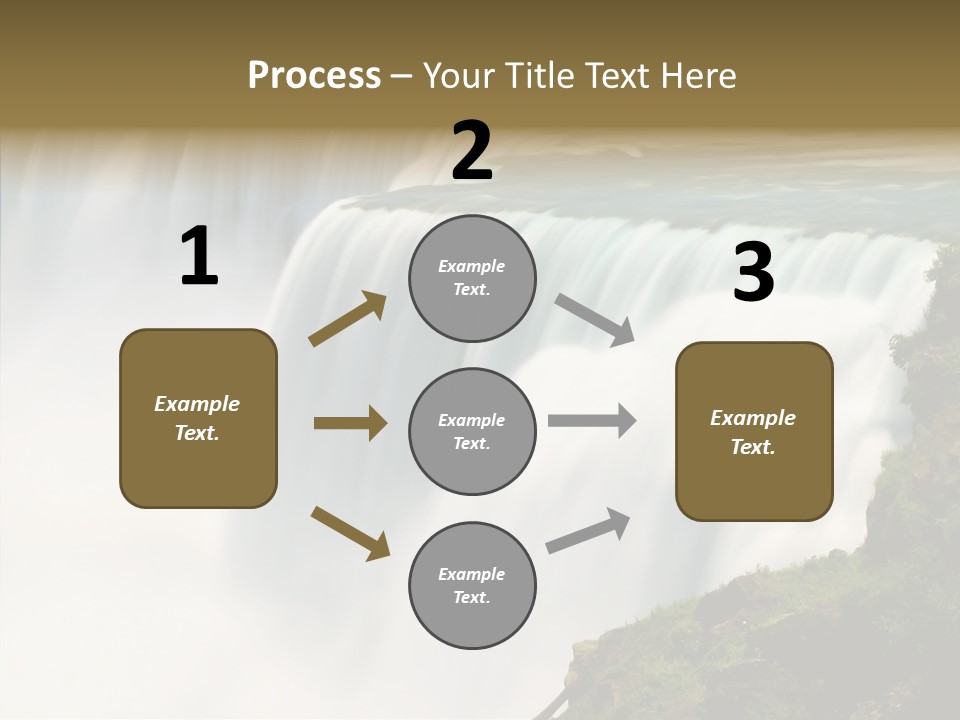 Falls American Falls Waterfall PowerPoint Template