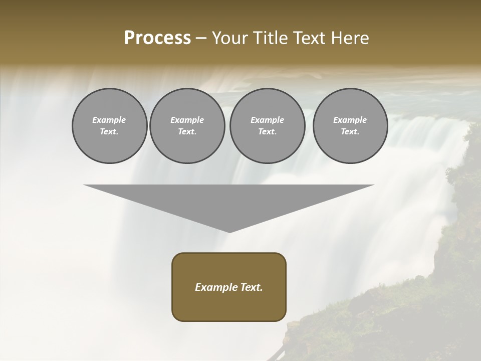 Falls American Falls Waterfall PowerPoint Template