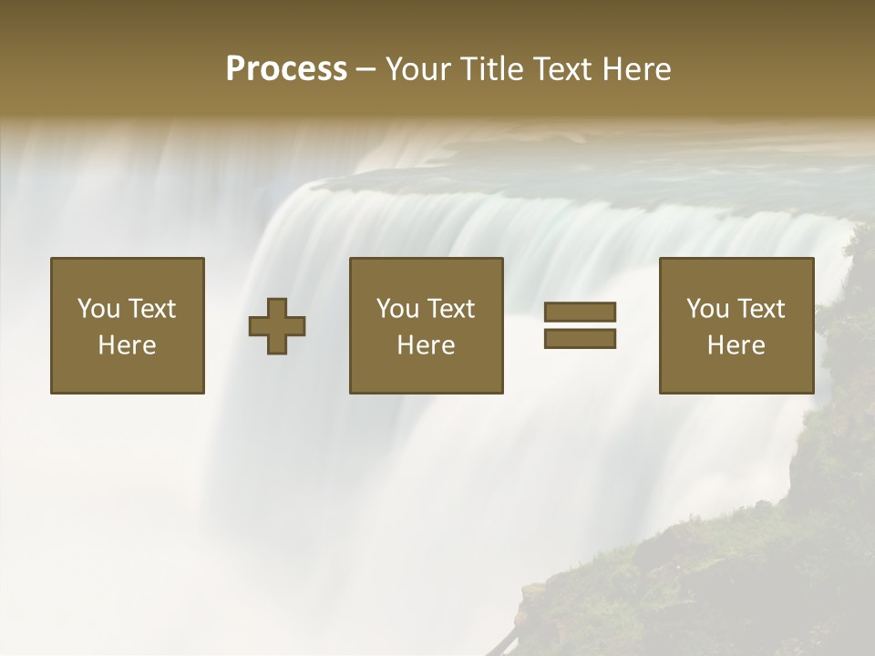 Falls American Falls Waterfall PowerPoint Template