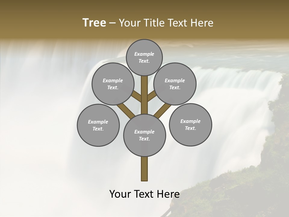 Falls American Falls Waterfall PowerPoint Template