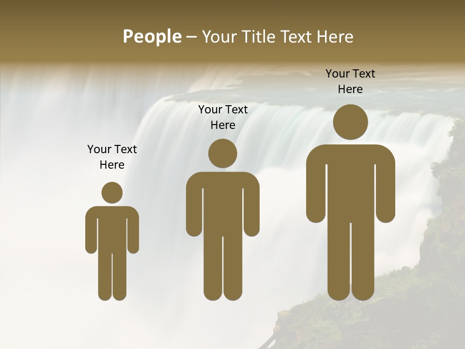 Falls American Falls Waterfall PowerPoint Template