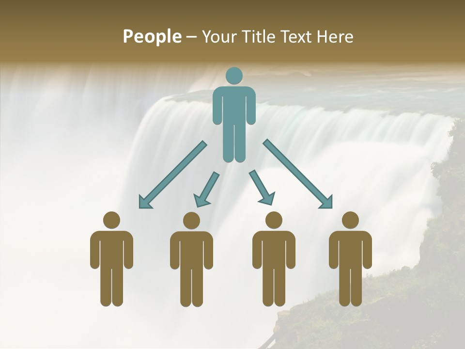 Falls American Falls Waterfall PowerPoint Template