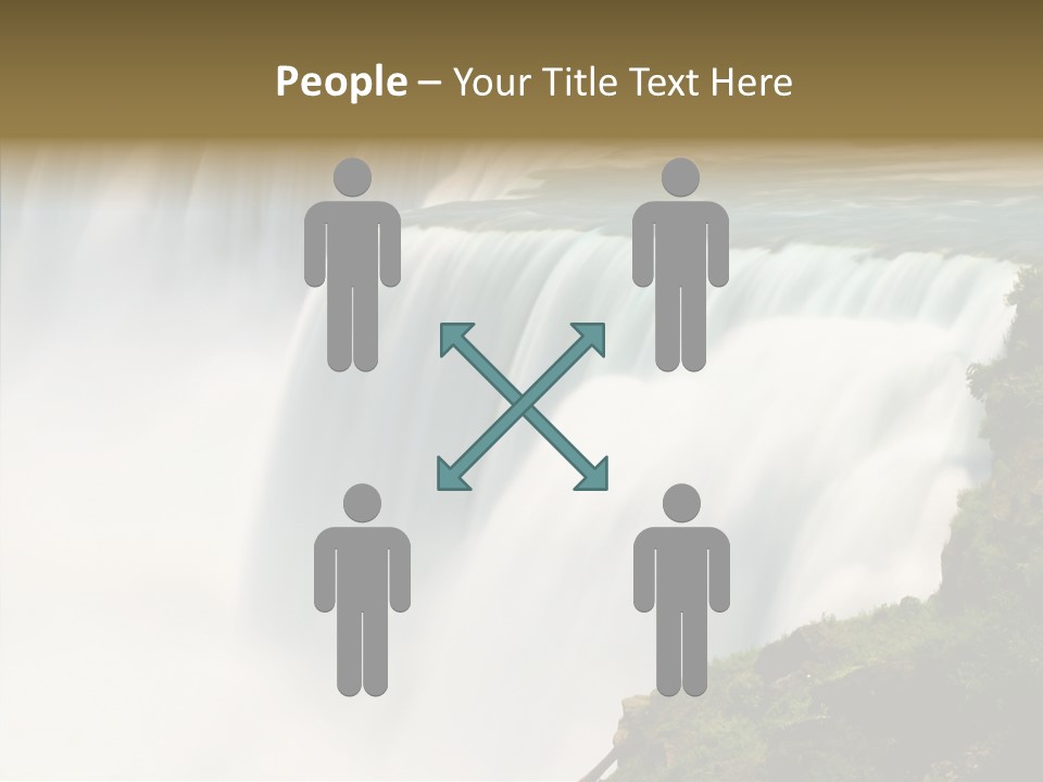 Falls American Falls Waterfall PowerPoint Template