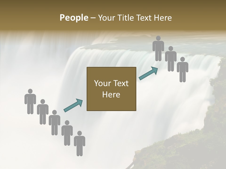 Falls American Falls Waterfall PowerPoint Template