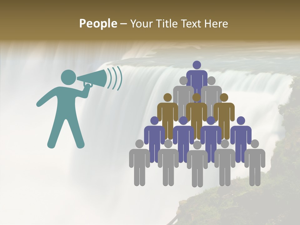 Falls American Falls Waterfall PowerPoint Template