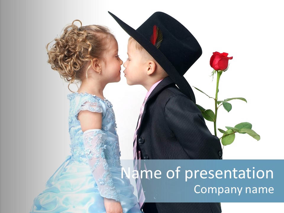 Hiding Friendship Childhood PowerPoint Template