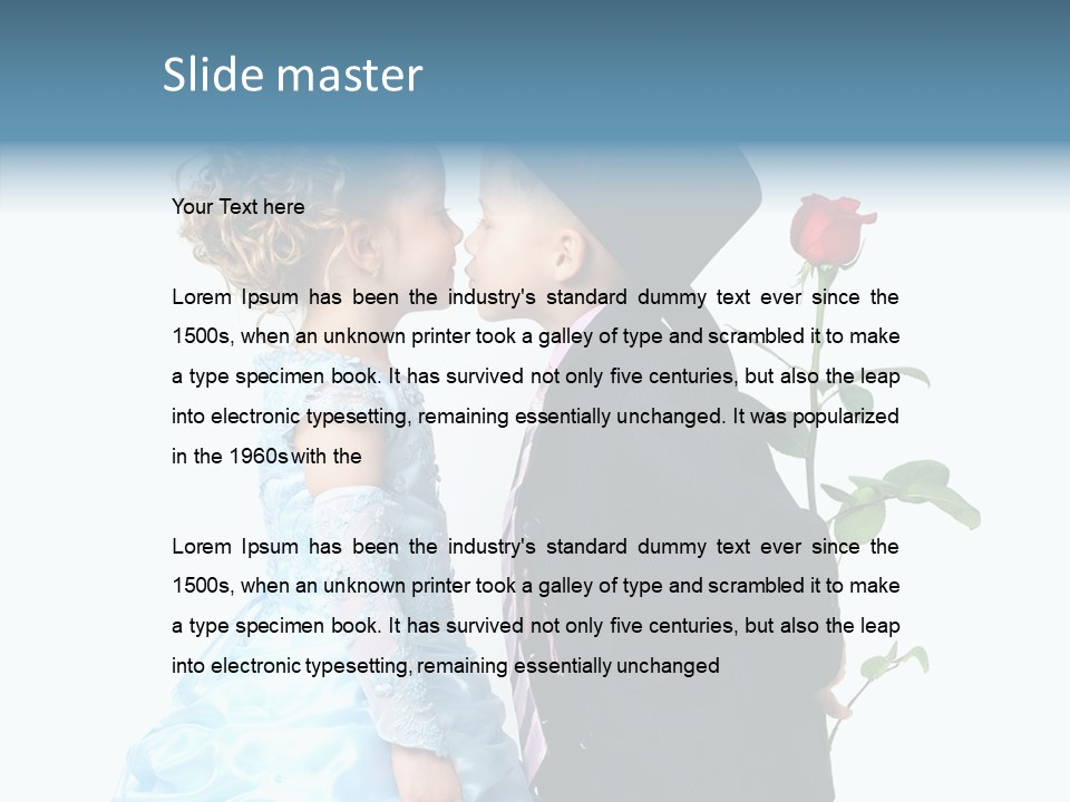 Hiding Friendship Childhood PowerPoint Template