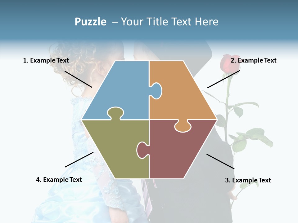 Hiding Friendship Childhood PowerPoint Template