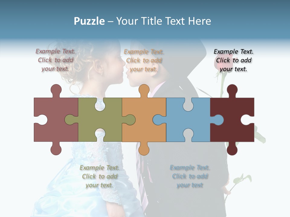 Hiding Friendship Childhood PowerPoint Template