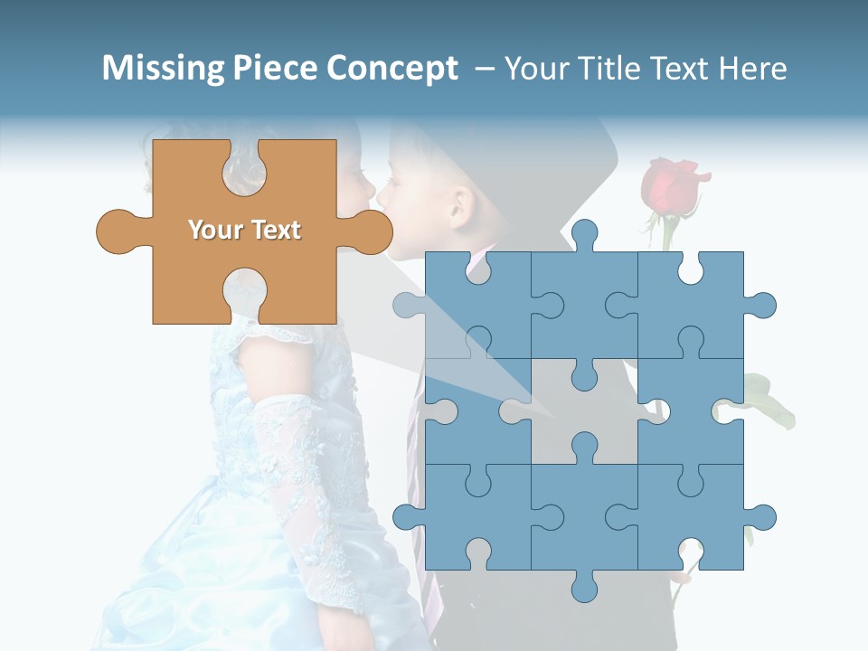 Hiding Friendship Childhood PowerPoint Template