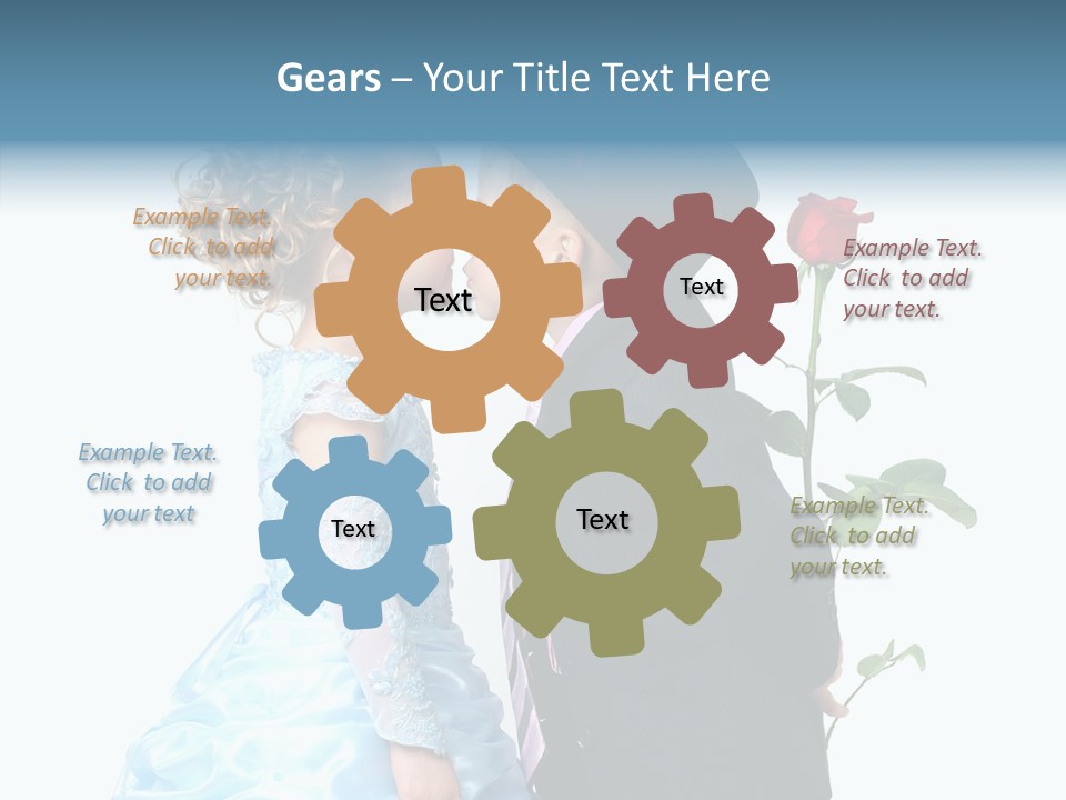 Hiding Friendship Childhood PowerPoint Template