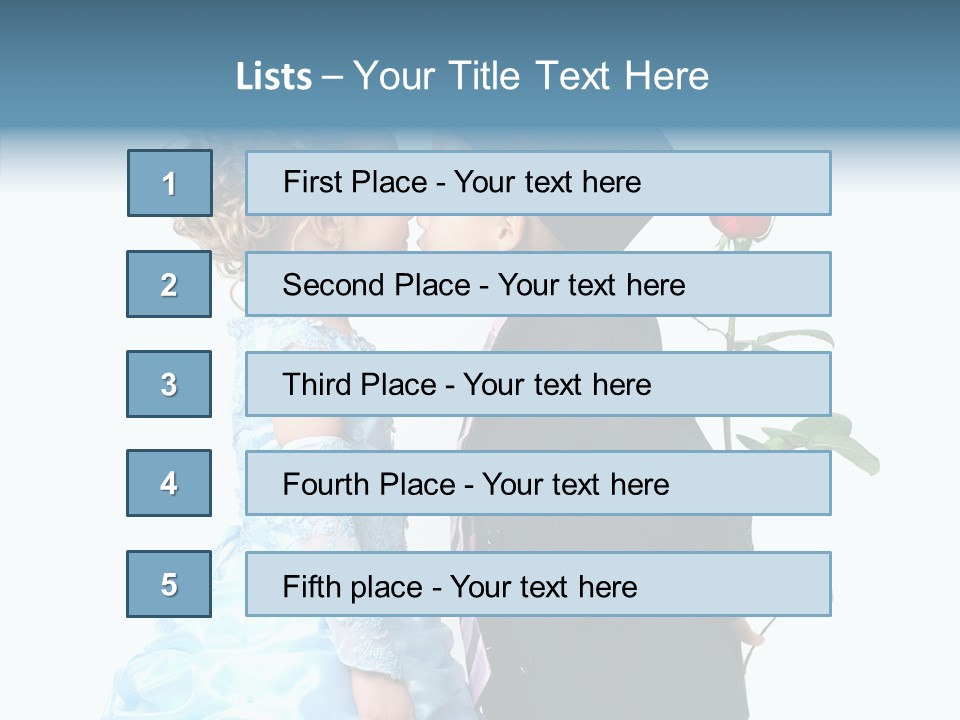 Hiding Friendship Childhood PowerPoint Template